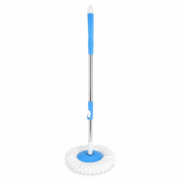 Spin Mop Stick Rod with Microfiber Refill | Replacement Handle for 360° Spin Mop Bucket Floor Cleaning System