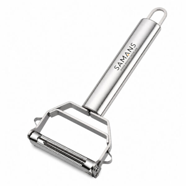 Julienne Vegetable Peeler 2 in 1 Stainless Steel Julienne Vegetable Peeler Multi-Functional Fruit & Veggie Shredder Slicer