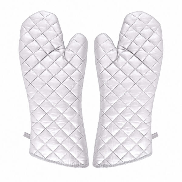 Silicon Long Oven Mit, Fire Proof Heat Resistant Cooking Oven Gloves (Pack of 2 Pcs)